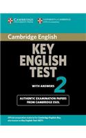 Cambridge Key English Test 2 with Answers: Examination Papers from the University of Cambridge ESOL Examinations: English for Speakers of Other Langua