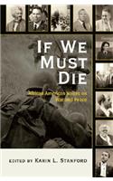 If We Must Die