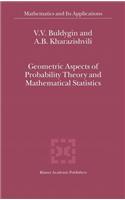 Geometric Aspects of Probability Theory and Mathematical Statistics