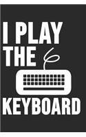 I Play The Keyboard: 6 x 9 Dot Grid Dotted Notebook for Programmer, Coder & Software Engineers