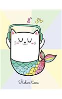 Relax Time: Inspirational Quote Notebook (8.5 x 11 Inches) 110 Pages