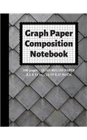 Graph Paper Composition Notebook: Grid Paper Notebook, Quad Ruled, 100 Sheets (Large, 8.5 x 11)