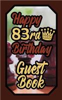 Happy 83rd Birthday Guest Book