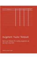 Assignment Tracker Notebook