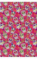 Day Of The Dead Pattern Sugar Skull Santa Muerte 08