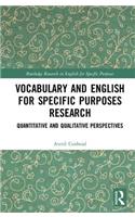 Vocabulary and English for Specific Purposes Research