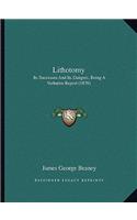 Lithotomy