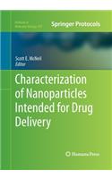 Characterization of Nanoparticles Intended for Drug Delivery