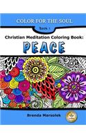 Christian Meditation Coloring Book: Peace