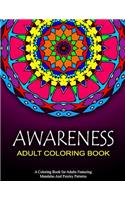 AWARENESS ADULT COLORING BOOKS - Vol.18: relaxation coloring books for adults