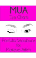 MUA Eye Charts Portfolio Workbook for Makeup Artists: Rhya Edition