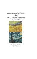 Bead Tapestry Patterns Loom Starry Night and The Reaper by Van Gogh