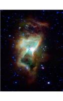 Iris Nebula. Graph Paper Journal: 160 Pages, 0,5 Inch Squares, Format 8.5 X 11 Inch, Diary, Composition Book, Notebook. Soft Cover.