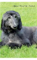 Afghan Hound 6th Notebook Record Journal, Diary, Special Memories, To Do List, Academic Notepad, and Much More