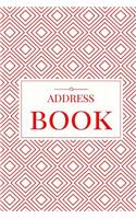 Red Address Book: For Contacts, Addresses, Phone Numbers, Emails & Birthdays(Elite Address Book)