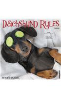 Dachshund Rules 2020 Wall Calendar (Dog Breed Calendar)