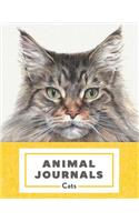 Animal Journals: Cats: Two Notebook Sets