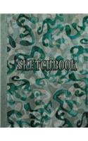 Sketchbook: Notebook for Sketching, Doodling, Painting, Drawing or Writing 8.5 x 11 100 Pages, 8.5 x 11 (Pretty Cute Abstract Cover Vol. 92)