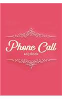 Phone Call Log Book