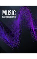 music notebook tabs: Music Writing Notebook, journal - Blank Sheet Music Notebook - Wide Staff Blank Manuscript Paper - 9 Staves Per Page - ... - Staff Paper Notebook - 