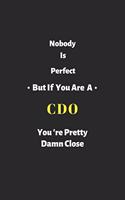 Nobody is perfect but if you are a CDO you're pretty damn close
