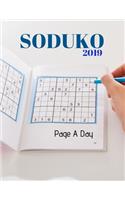 Soduko 2019 Page A Day: Very Easy Suduko, Brain Puzzle Calendar 2019 - math puzzles for 2nd graders begining suduku, page-a day calendars math good start concentrate.