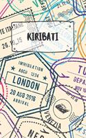 Kiribati: Dotted Travel Diary Notebook or Journey Dotted Grid Journal - Holiday Trip Pocketbook for Men and Women with Dots