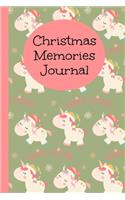 Christmas Memories Journal: Kids Writing Notebook To Record Holiday Events and Thoughts That Makes a Perfect Stocking Stuffer