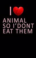 I Love Animal So I'Dont Eat Them