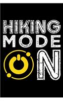Hiking mode on: Hiking Log book Journal To Write In, Keep Track Of Your Hikes, Trail Log Book, Hiking shoes, Hiking Journal, Hiking Log Book, Hiking Gifts, 6" x 9" 