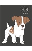 2020 Jack Russell: Dated Weekly Planner With To Do Notes & Dog Quotes - Jack Russell Spotted(63 Awesome Calendar Planners for Dog Owners Dark)