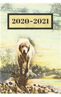 White Sheepdog Great Pyrenees Dated Calendar Planner 2 years To-Do Lists, Tasks, Notes Appointments: Cute Dog Small Pocket/Purse Size at-A-Glance Schedule gift Notebook for Canine Lovers(51 Years: Jan 2020 - Dec 2021, 25 Months Weekly Planner Book)