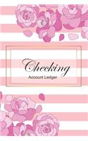 Checking Account Ledger: Simple Cash Book Monthly and daily income and expense tracker - 100 pages 6 Column Personal Payment Checking Record Record