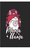 Mama Llama Notebook: Notebook / 6x9 Zoll / 120 ruled Pages