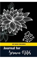 Journal for Sermon Notes: One Year Sermon Notes Journal, Easy to Carry (6x9 Inches), Great Inspirational Tool for Weekly Sermons