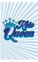 Keto Queen: Funny Ketogenic Journal For Men: Blank Lined Notebook For Ketone Diet