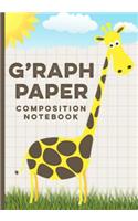 Graph Paper Composition Notebook