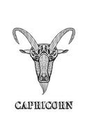 Capricorn: Coloring Book with Three Different Styles of All Twelve Signs of the Zodiac. 36 Individual Coloring Pages. 8.5 x 11