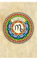 Scorpio: Zodiac Astrology Symbol Star Sign Gift Journal