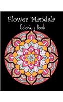 Flower Mandala Coloring Book: 50 Designs Flower Mandala for Adults