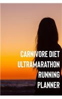 Carnivore Diet Ultramarathon Running Planner