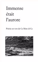 Immense était l'aurore: Poésie en vers de Ca Mino Di Ca