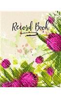 Record Book: Important Dates Gift And Card Notebook