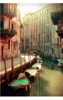 An Alley in Venice - Lined Notebook with Margins: 101 Pages, Medium Ruled, 6 x 9 Journal, Soft Cover