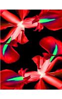 Red Iris Notebook