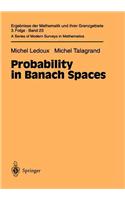 Probability in Banach Spaces: Isoperimetry and Processes(v.23 Ergebnisse der Mathematik und Ihrer Grenzgebiete. 3 Folge /A Series of Modern Surveys in Mathematics)