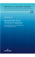 Genustransfer durch Thinking for Speaking