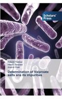 Determination of Valproate Salts ANS Its Impurities