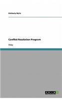 Conflict Resolution Program