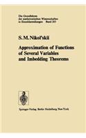 Approximation of Functions of Several Variables and Imbedding Theorems